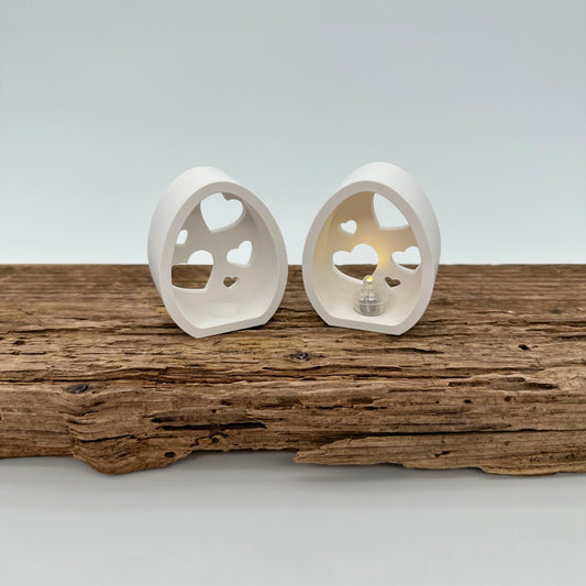 Herzen im Ei für Ballonlicht