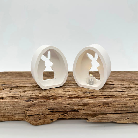 Hase im Ei für Ballonlicht