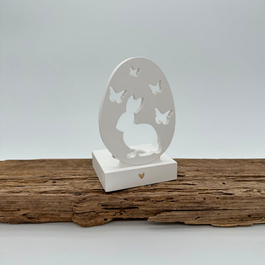 Hase mit Schmetterlingen Einschieber kurz