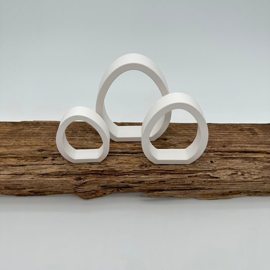 Eier Silhouette im 3er Set