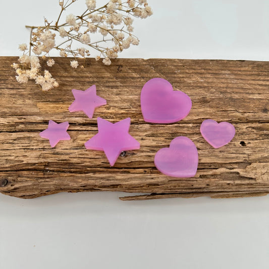 Herz und Stern Nuppi`s 6er Set