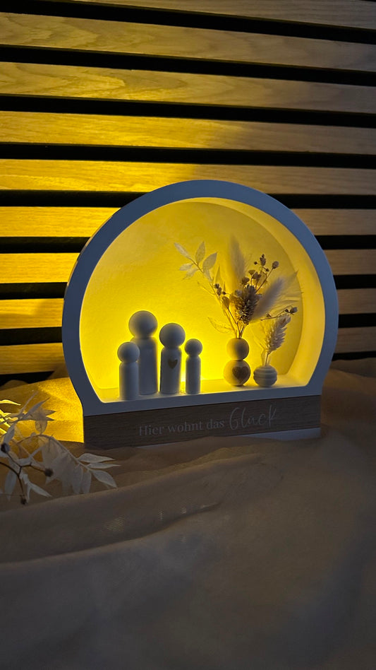 Bogen mit Einschuböffnung für Klötzchen