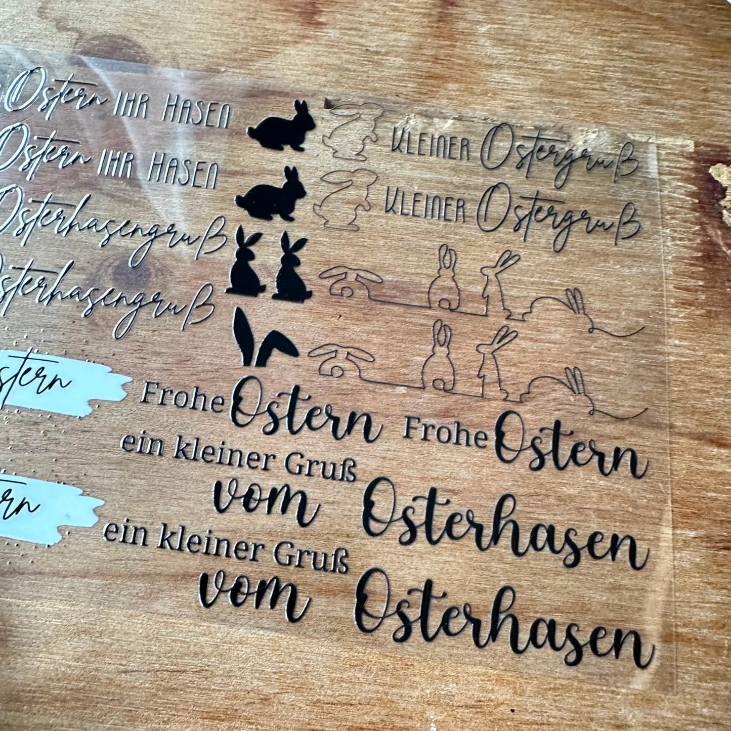 Osterhäschen Edition für Klötzchen A5 Bogen
