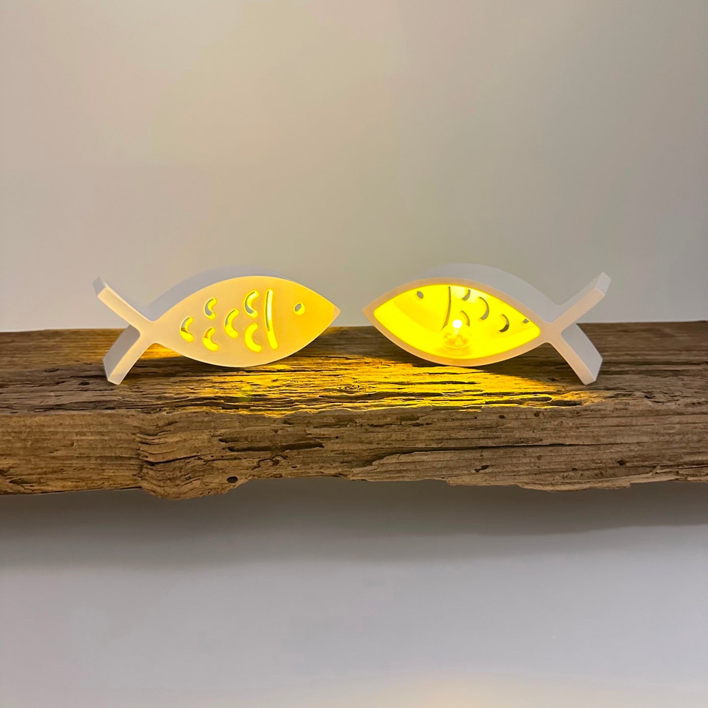 Fisch mit Schuppen Ballonlichthalter