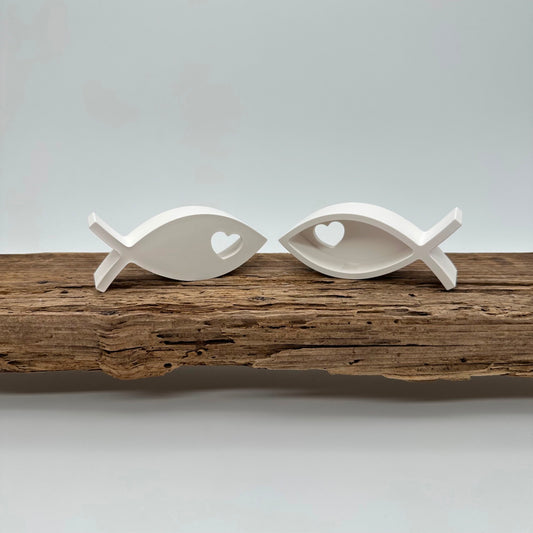 Fisch mit Herz Ballonlichthalter