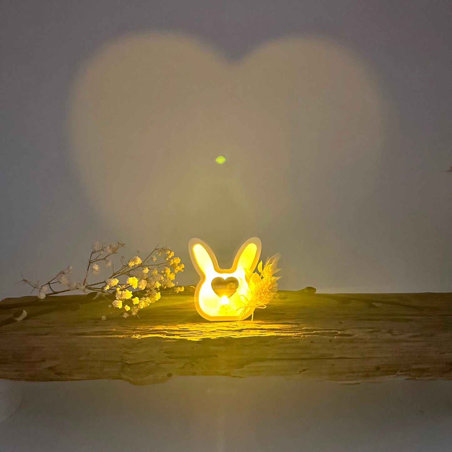 Hase mit Herz für Ballonlicht