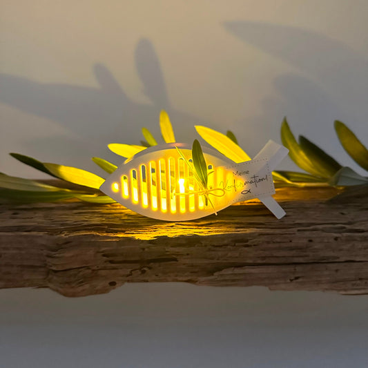 Fisch mit Streifen Ballonlichthalter