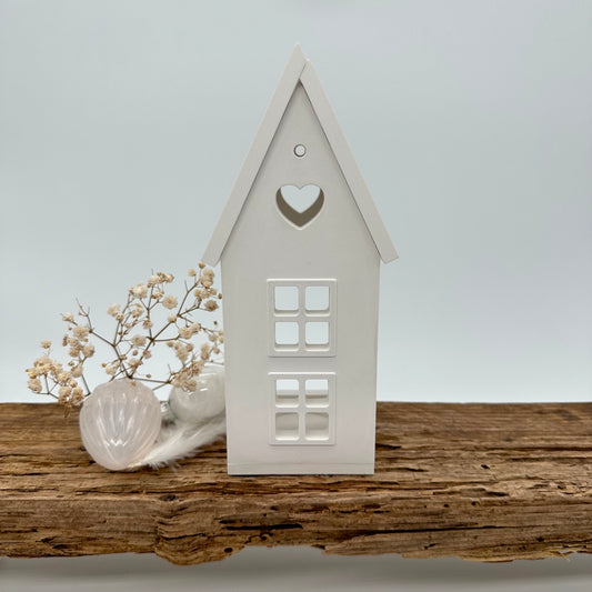 Herzhaus 7 teilig als Bausatz für Teelicht