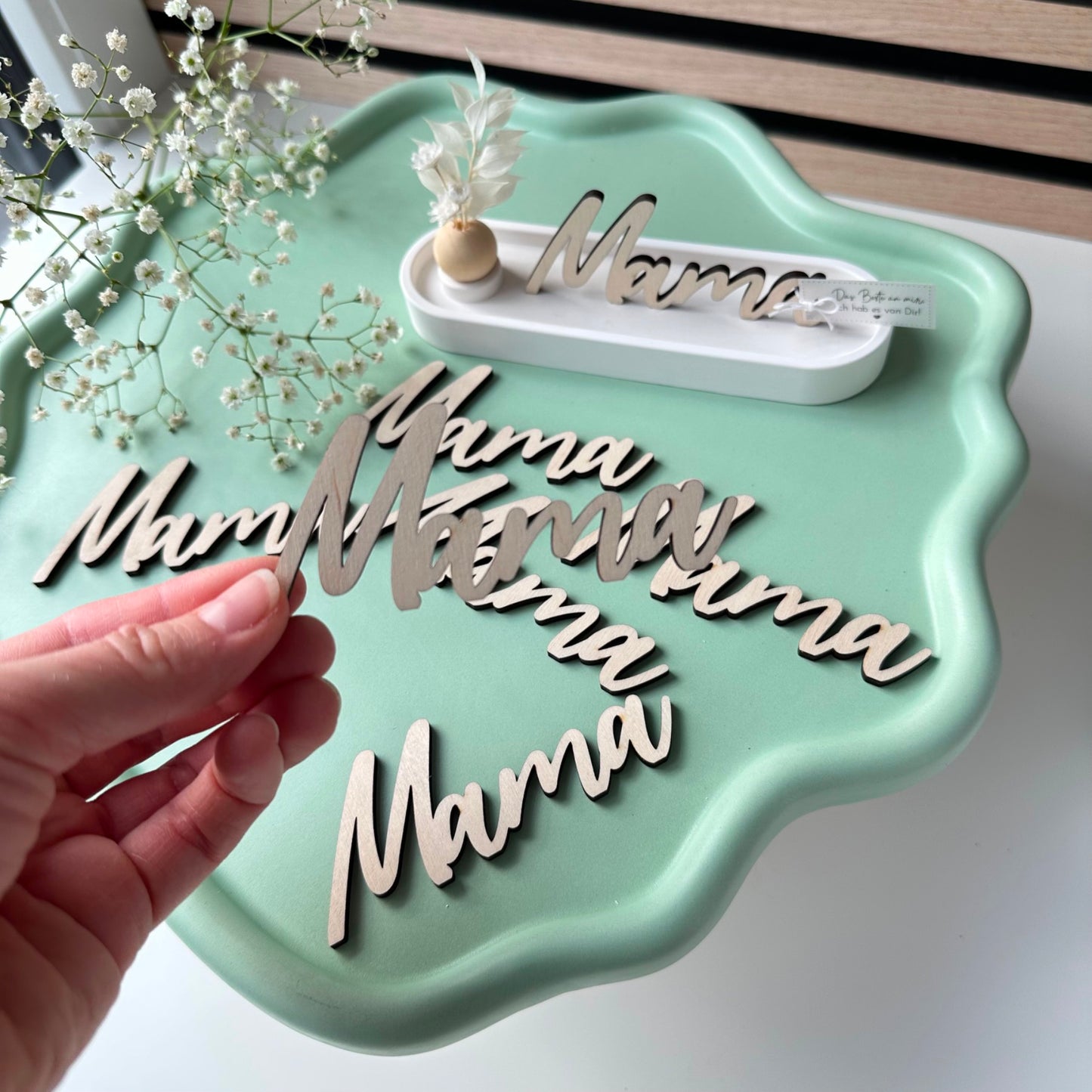 Mama Holzausschnitt | 6 Stück