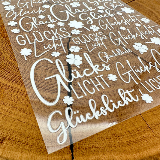 "Glück weiß"