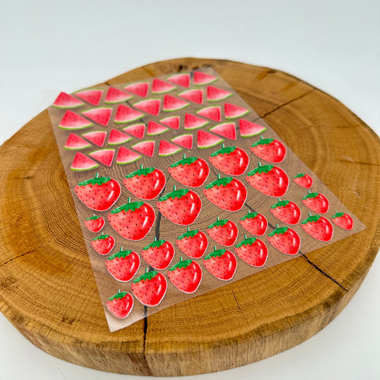 "Erdbeeren und Wassermelonen"