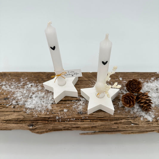 Stern Baumkerzenhalter Teller