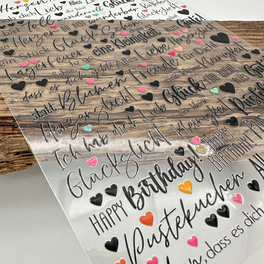 "Teelichthalter Edition" schwarz A5 Bogen