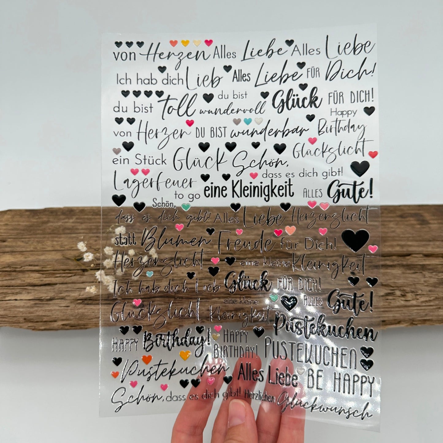 "Teelichthalter Edition" schwarz A5 Bogen