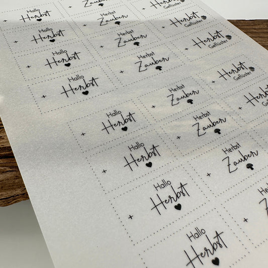 "Hallo Herbst" A5 Bogen