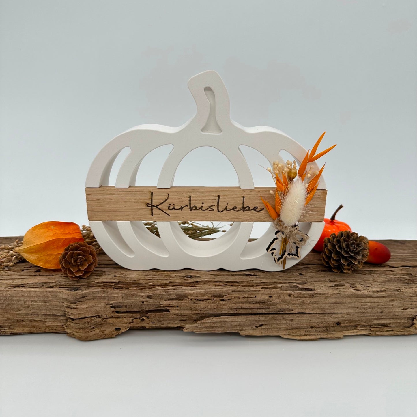 Kürbis mit Klötzchenhalter