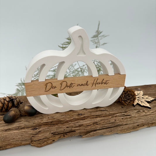 Kürbis mit Klötzchenhalter