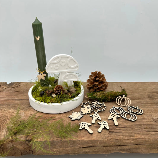 Holzanhänger "Herbst" Variante 1 - 12 Stk.