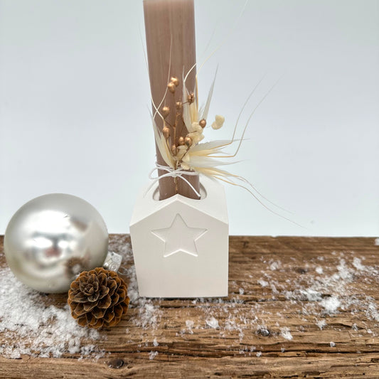 Stabkerzenhalter Sternhaus Nr.2