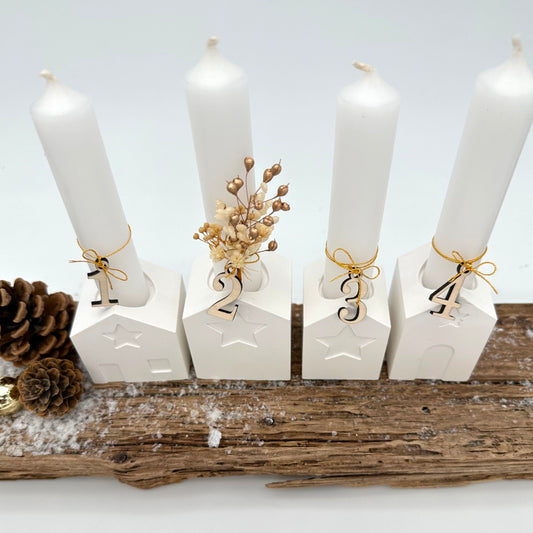 Stabkerzenhalter Sternhäuser 4er Set