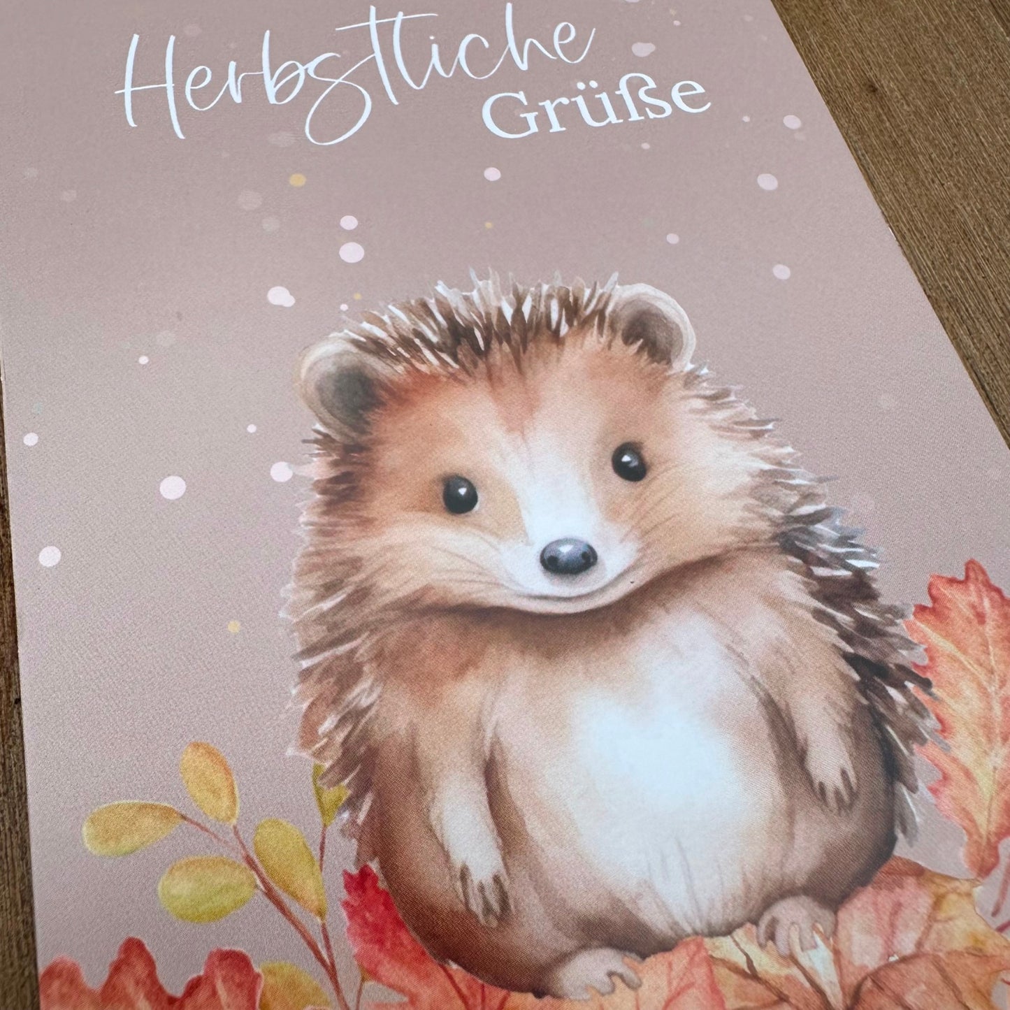 Herbstliche Grüße - Igel