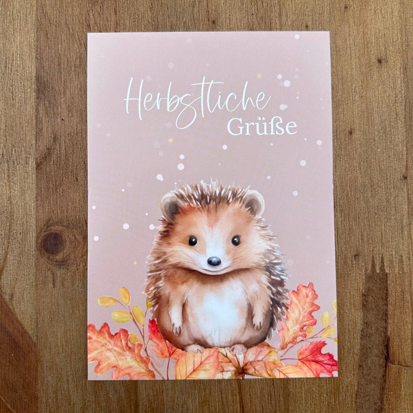 Herbstliche Grüße - Igel