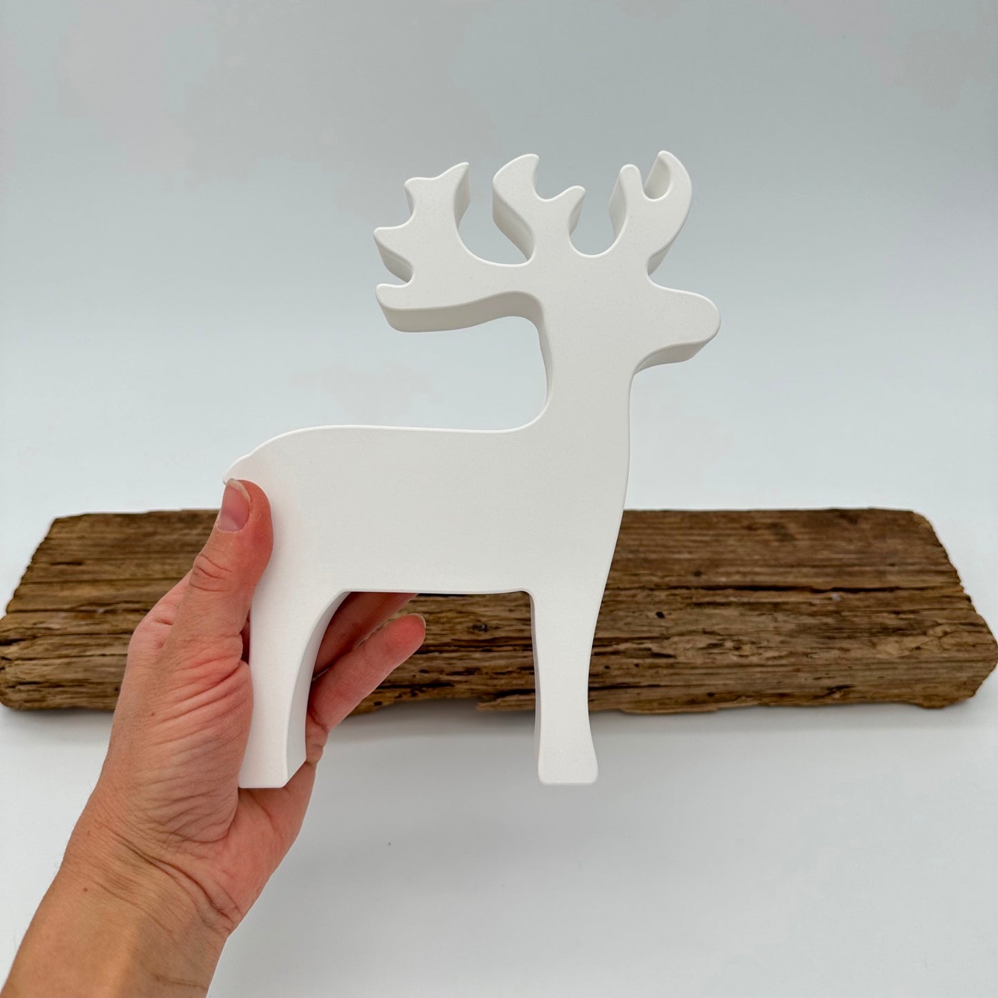 Rentier Donner mit Schlitten Set