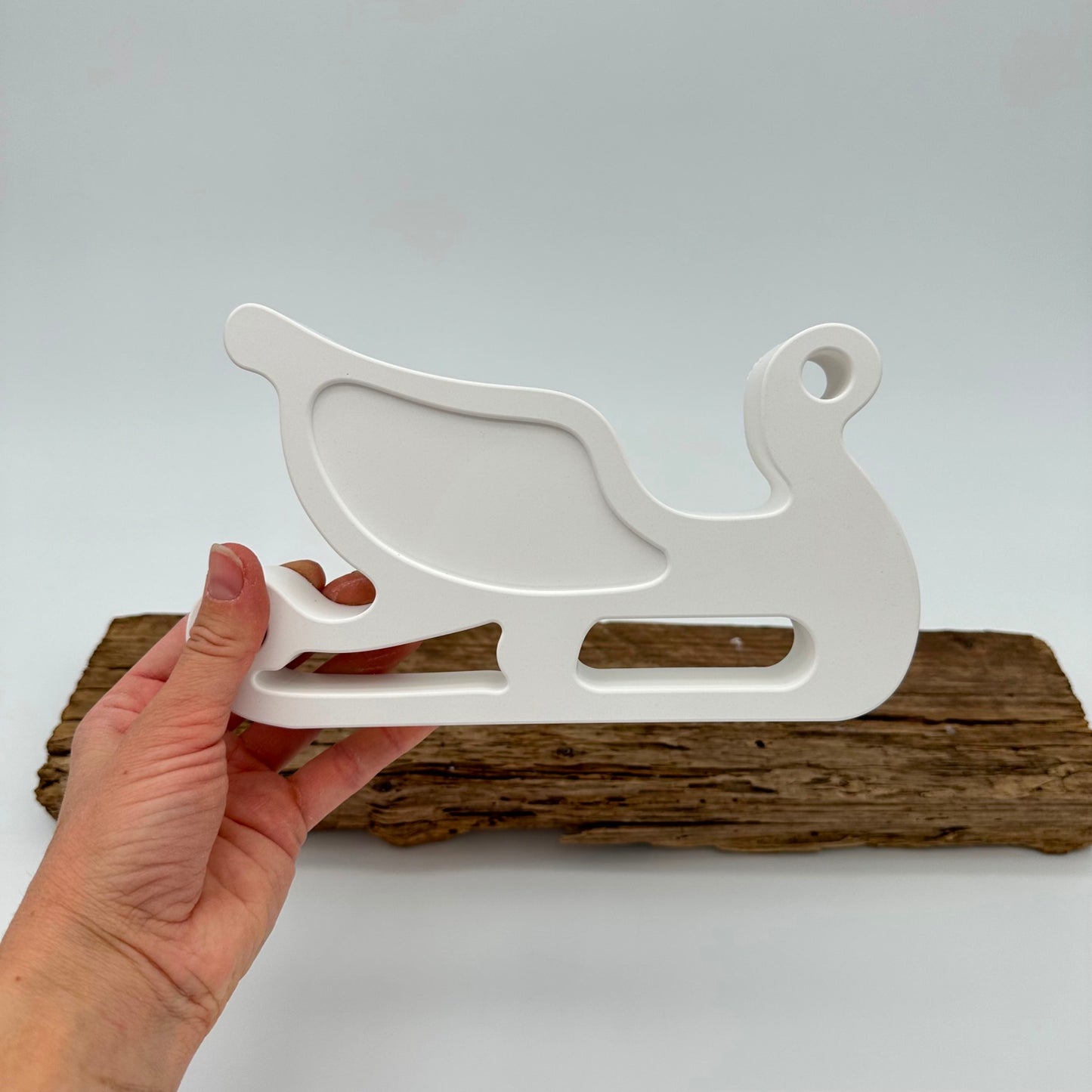 Rentier Donner mit Schlitten Set