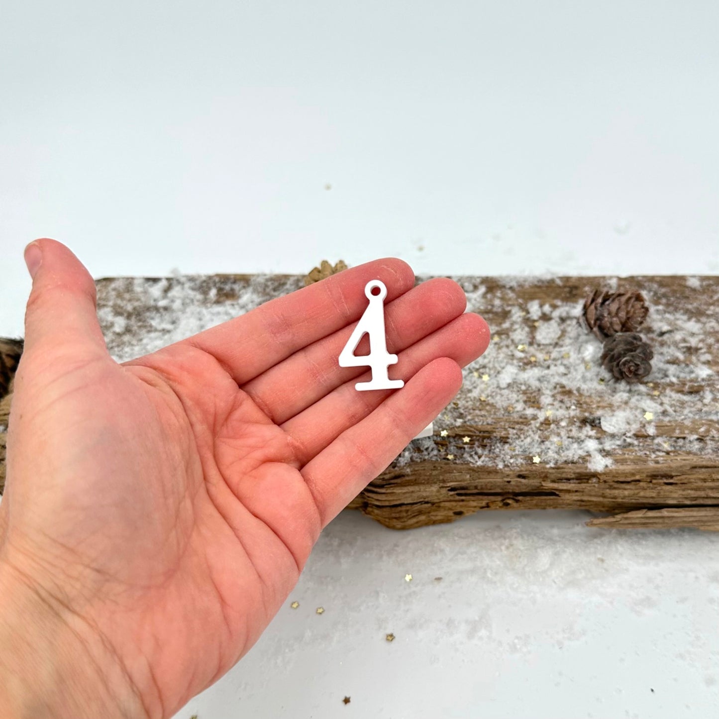 Anhänger Advent Zahlen