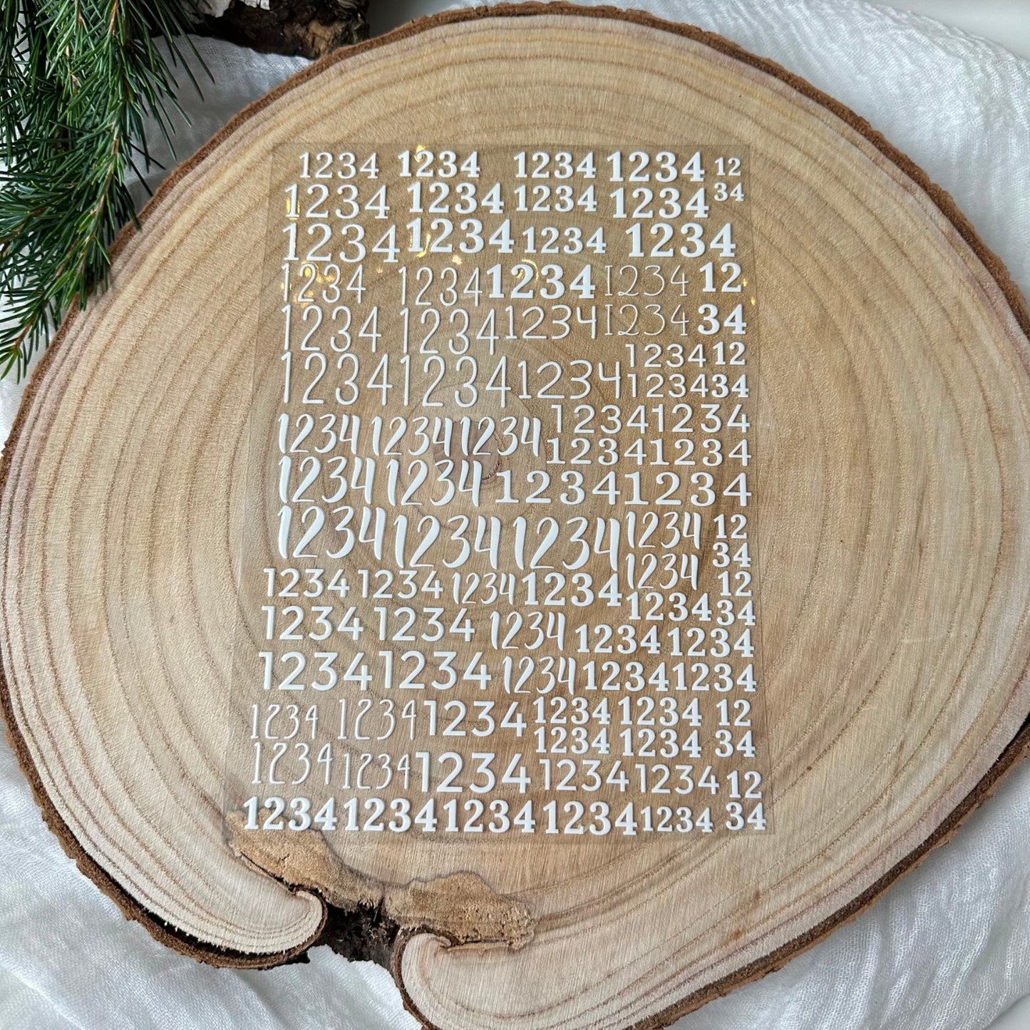 Zahlen für Advent 1-4 A5 Bogen