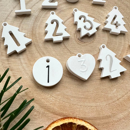 Zahlen für Advent 1-4 A5 Bogen