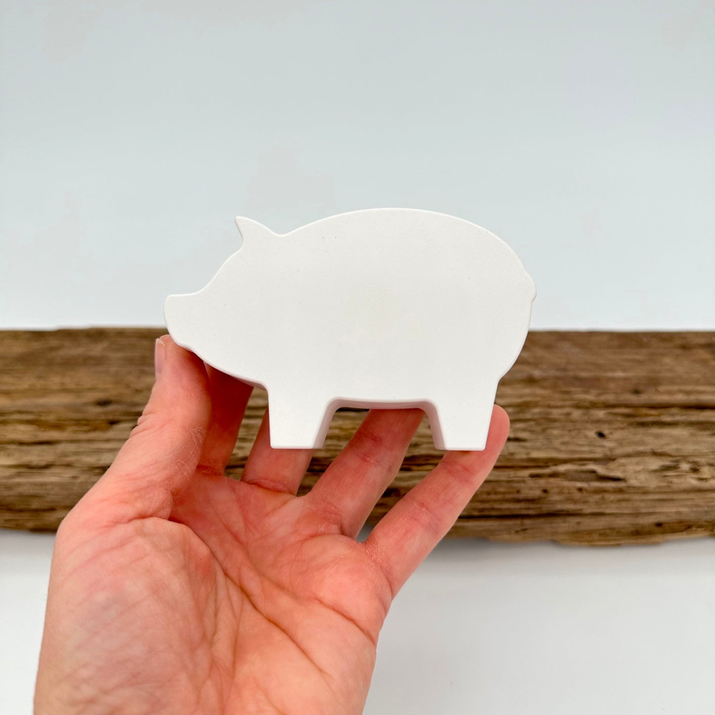 Schweinchen Stabkerzenhalter