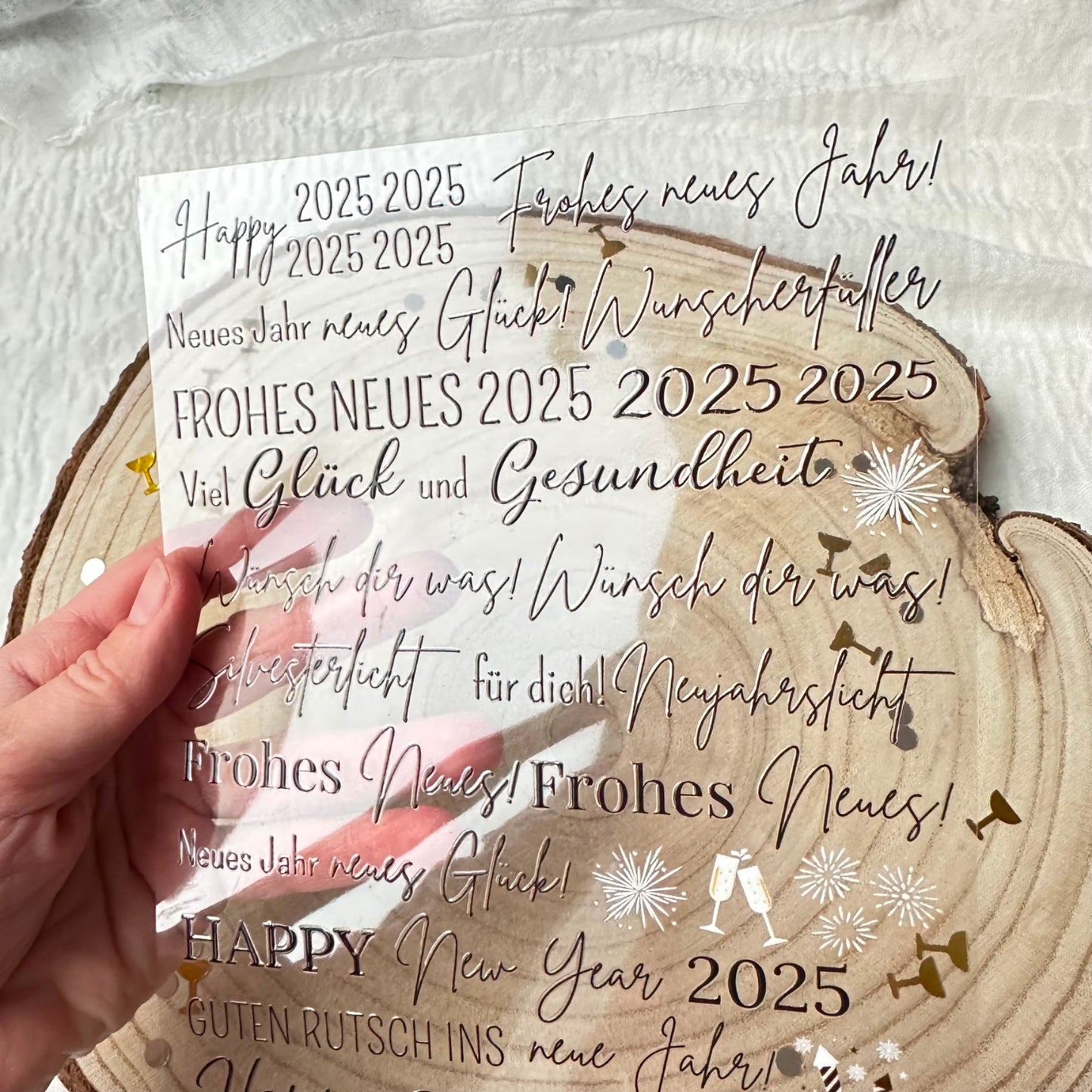 Silvester“ Edition für Klötzchen A5 Bogen