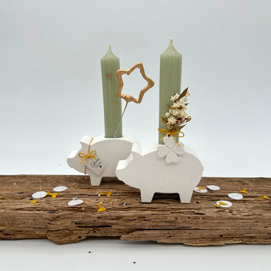 Anhänger Kleeblatt 3er Set