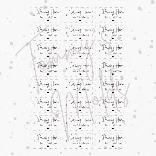"Driving Home for Christmas" A5 Bogen groß