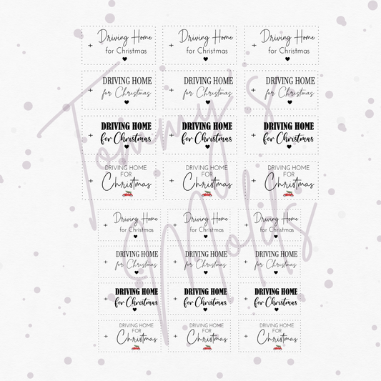 "Driving Home for Christmas" A5 Bogen vers.