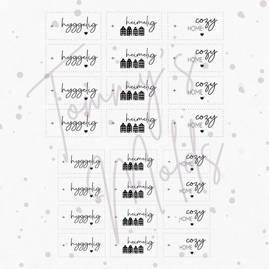 "hyggelig“ A5 Bogen quer