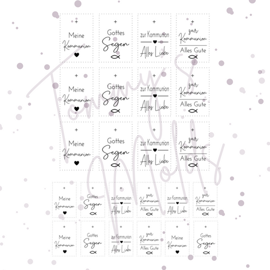 "Meine Kommunion" A5 Bogen