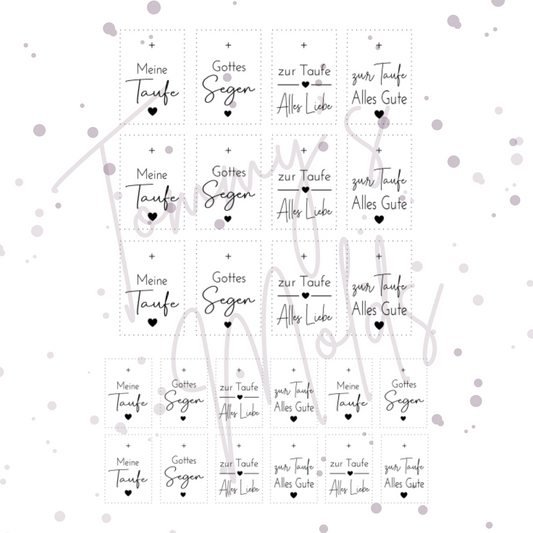 "Meine Taufe" A5 Bogen