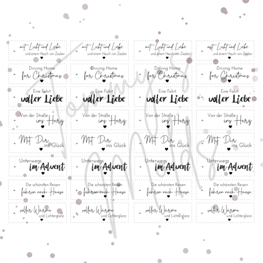 "mit Licht und Liebe" A5 Bogen