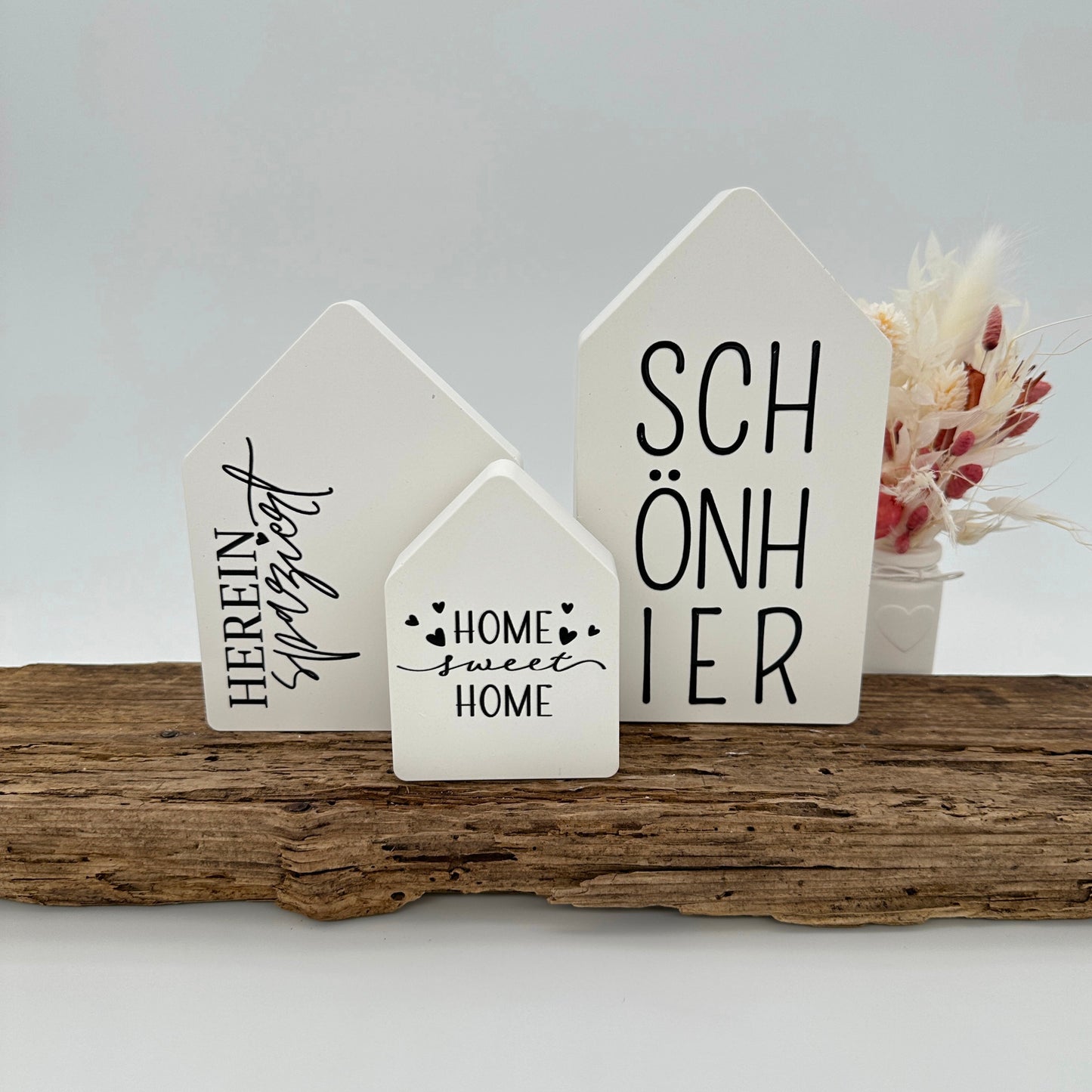 Home sweet Home in schwarz A5 Bogen