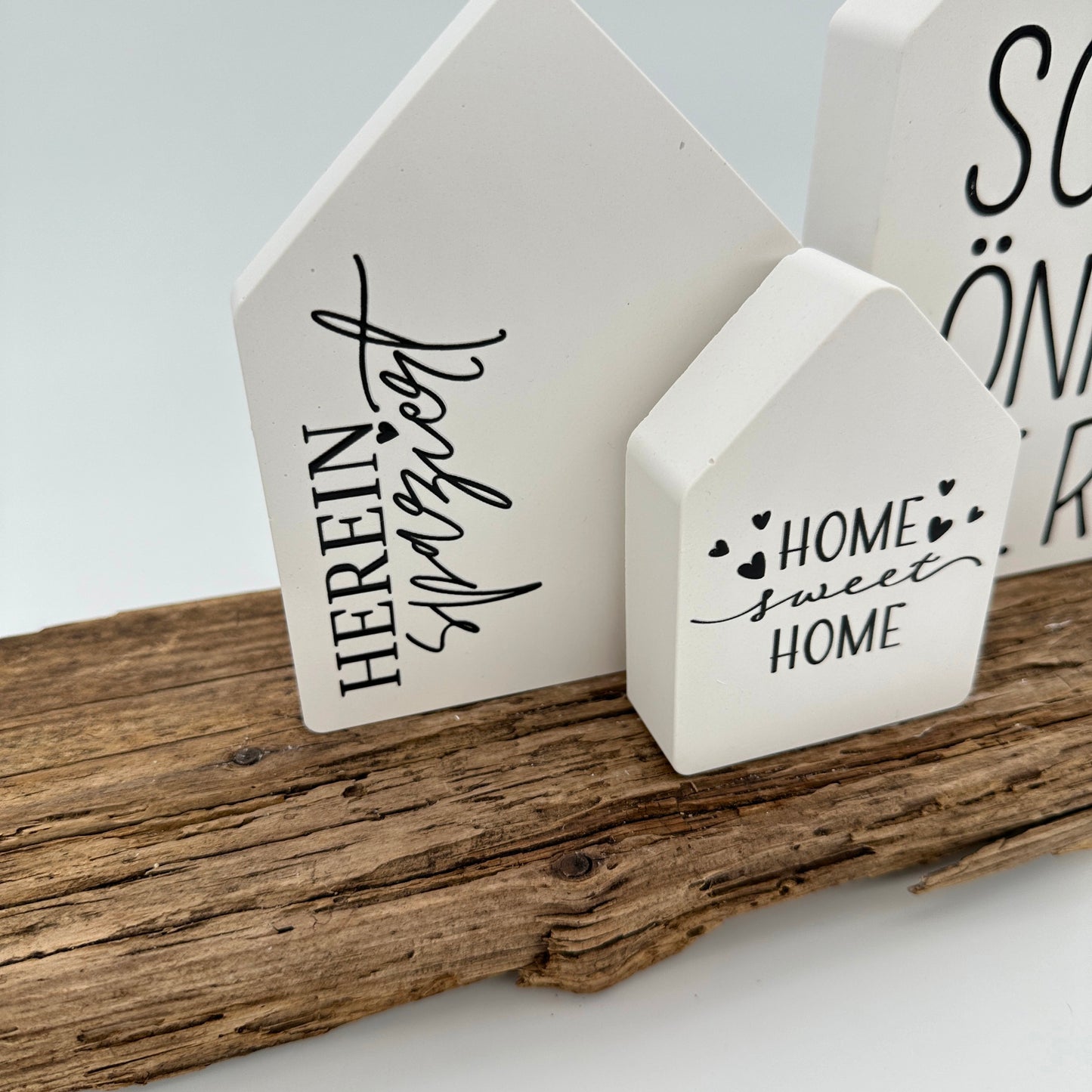 Home sweet Home in schwarz A5 Bogen
