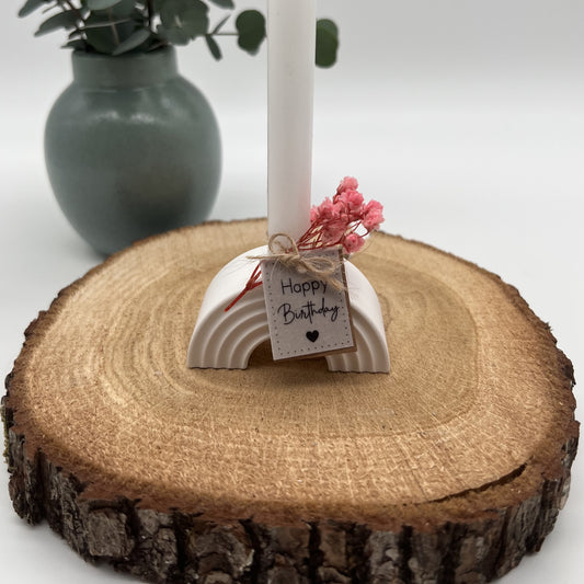 Regenbogen Baumkerzenhalter klein