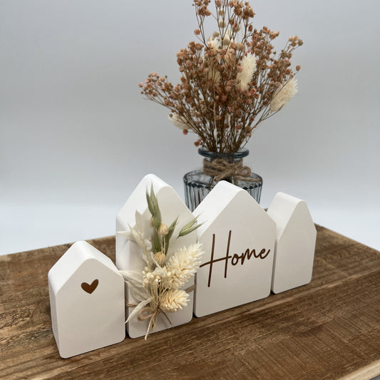 Häuser blanko in 4 Größen