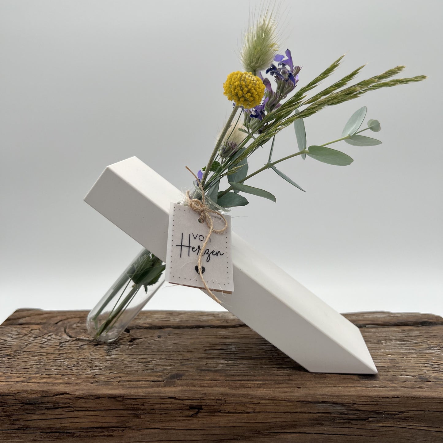 Blumenretter Platte mit Öffnung für Reagenzglas