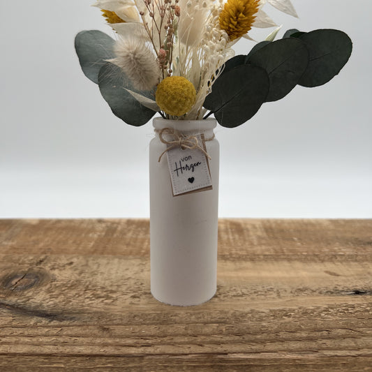 Herzväschen Vase Stabkerzenhalter