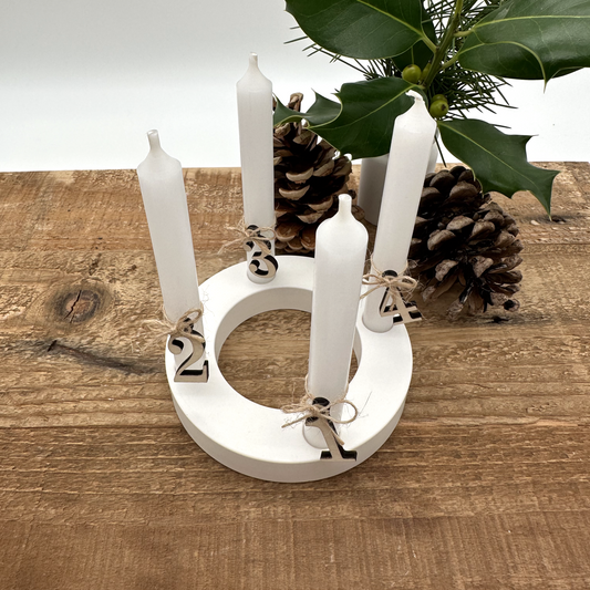 Mini Adventskranz 10cm Durchmesser für Baumkerzen