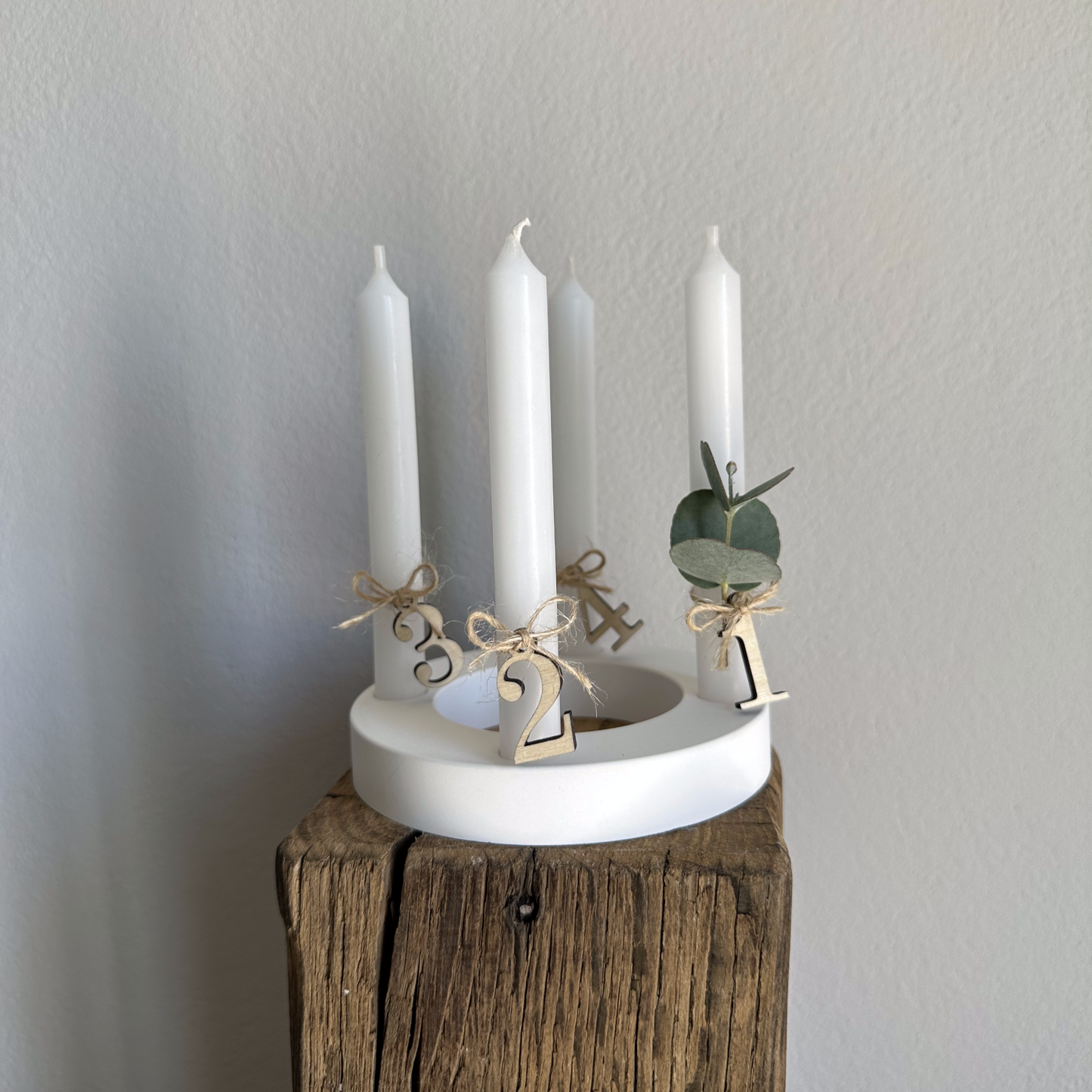 Mini Adventskranz 10cm Durchmesser für Baumkerzen