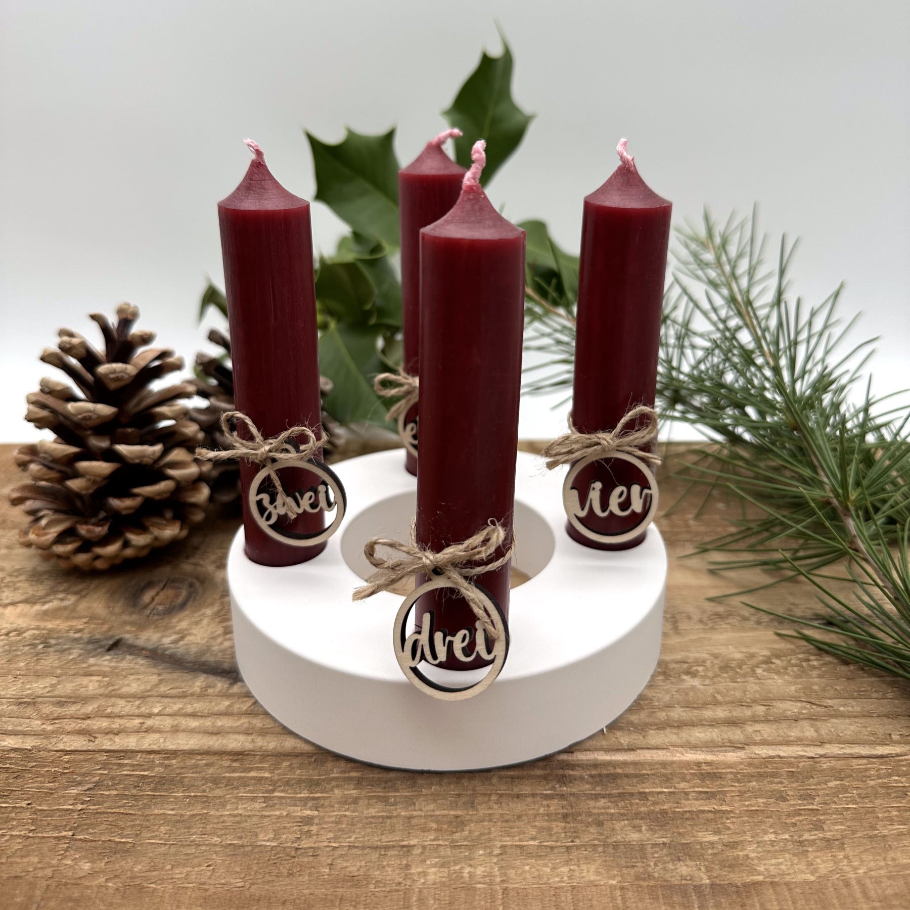 Kranz 12cm Durchmesser Adventskranz – Tommy's Molds