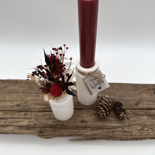 Sternväschen Vase Stabkerzenhalter